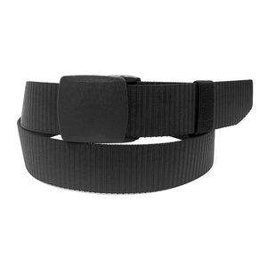 Men’s Black Nylon Military Tactical Webbing Belt w/ Plastic Buckle Size Medium